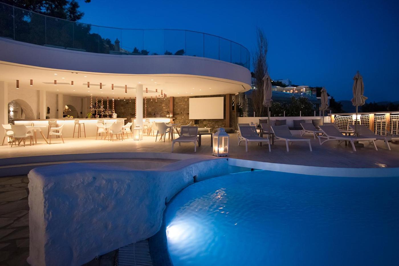 فندق Albatros Club Mykonos بانورموس ميكونو المظهر الخارجي الصورة